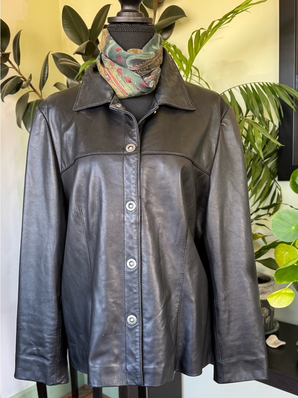 Women's Bernardo leather jacket